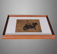 荆门市书画装裱配框服务案例